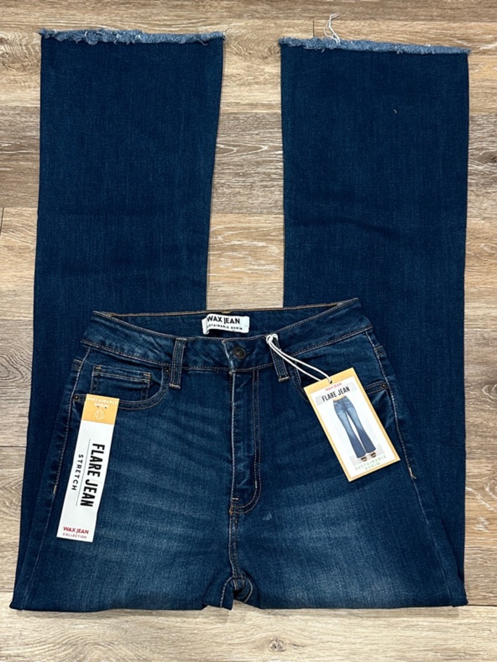 NWT! Wax Jean Deep Indigo Flare Jeans